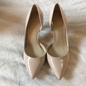 Jessica Simpson D’Orsay Nude Pumps